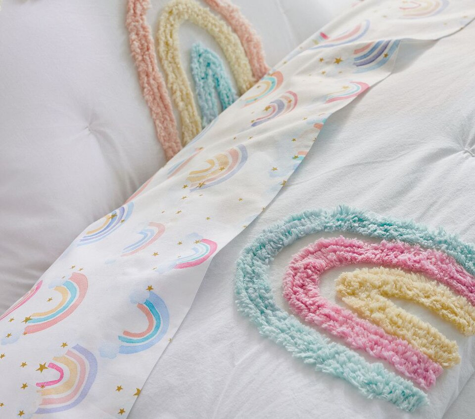 Candlewick Rainbow Comforter & Shams Pottery Barn Kids Australia